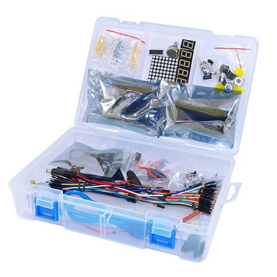 Kit Arduíno MEGA Intermédio Com Caixa Arrumação